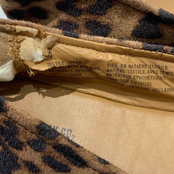 Mossimo Supply Co Leopard Print Ballet Flats Women's Size 11 - Picture 4 of 12